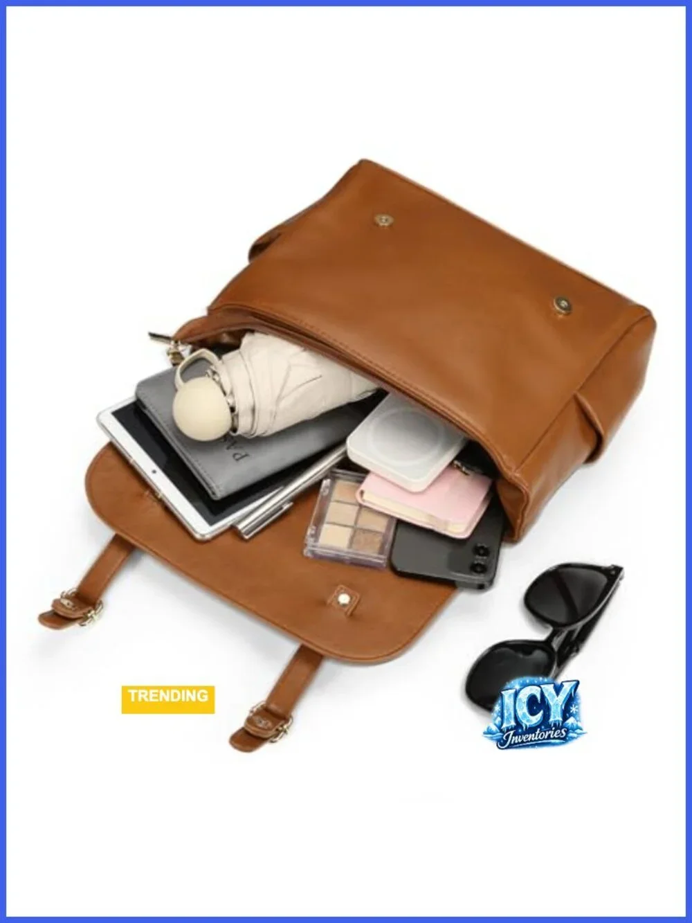 PU Leather Mini Backpack Purse for Women Waterproof Travel Daypack with